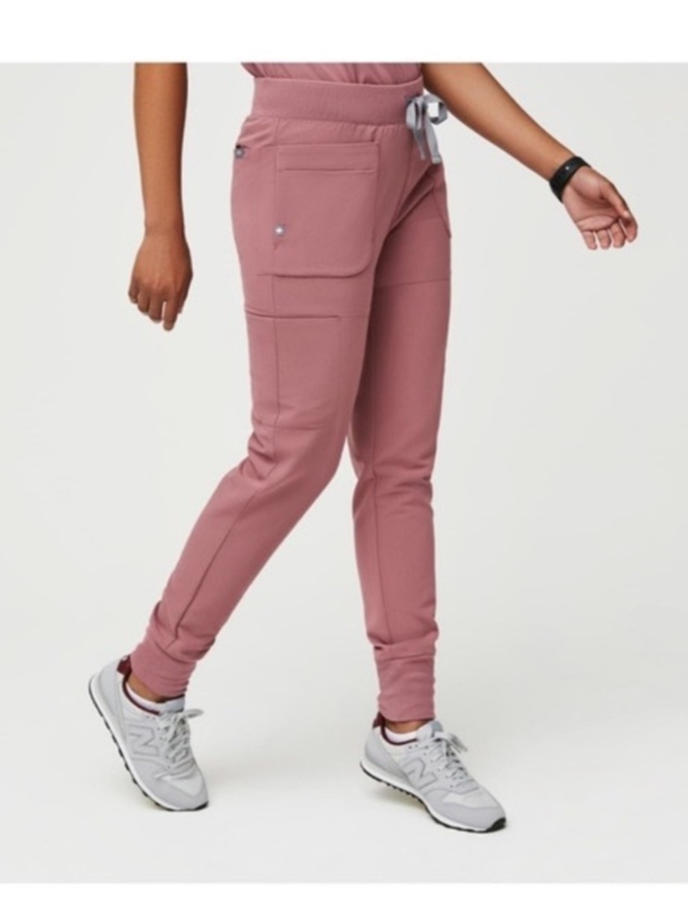 Figs Scrubs Set Qua Joggers Pants XXL Petite Rafaela Scrubs Top XXL Mauve - Picture 2 of 16